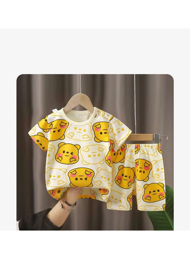 بيجاما أطفال قطن 100% - ناعم ومريح لكل الأعمار - Image 1